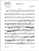 Romance en Ré op. 51 - SAINT-SAËNS - Partition - Basson